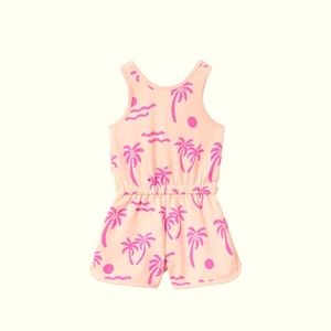 Zara kids plush palm tree jumpsuit 3-4 years